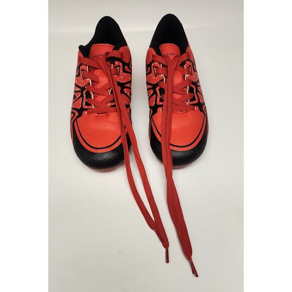Dream Pairs Youth Soccer Cleats Red Black Swirls/Silver Specks Size US 5 - Picture 13 of 15
